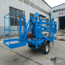 towable boom lift articulated mounted trailer boom lift platform